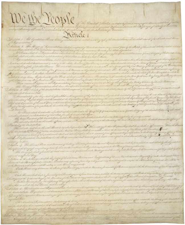 US Constitution image