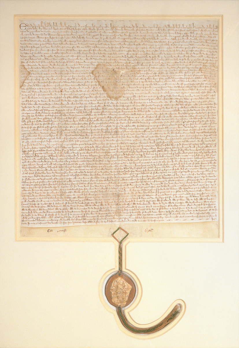 Inspeximus issue of Magna Carta, 1297.