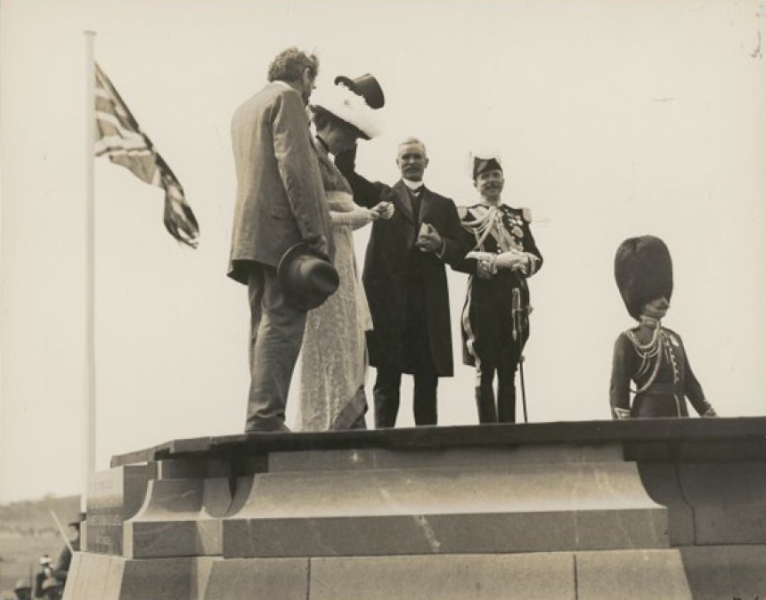 Naming of Canberra ceremony, 12 March 1913.