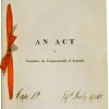 Slide 1: Front page of Commonwealth of Australia Constitution Act 1900. 