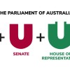 Slide 1: The Australian Parliament: the King (represented by the Governor-General), the Senate and the House of Representatives.