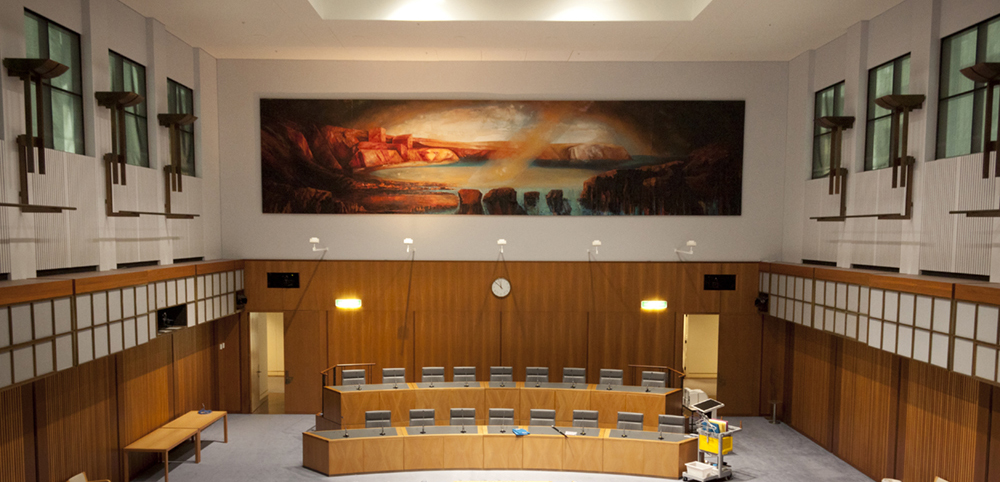 Main Committee Room, Australian Parliament House.