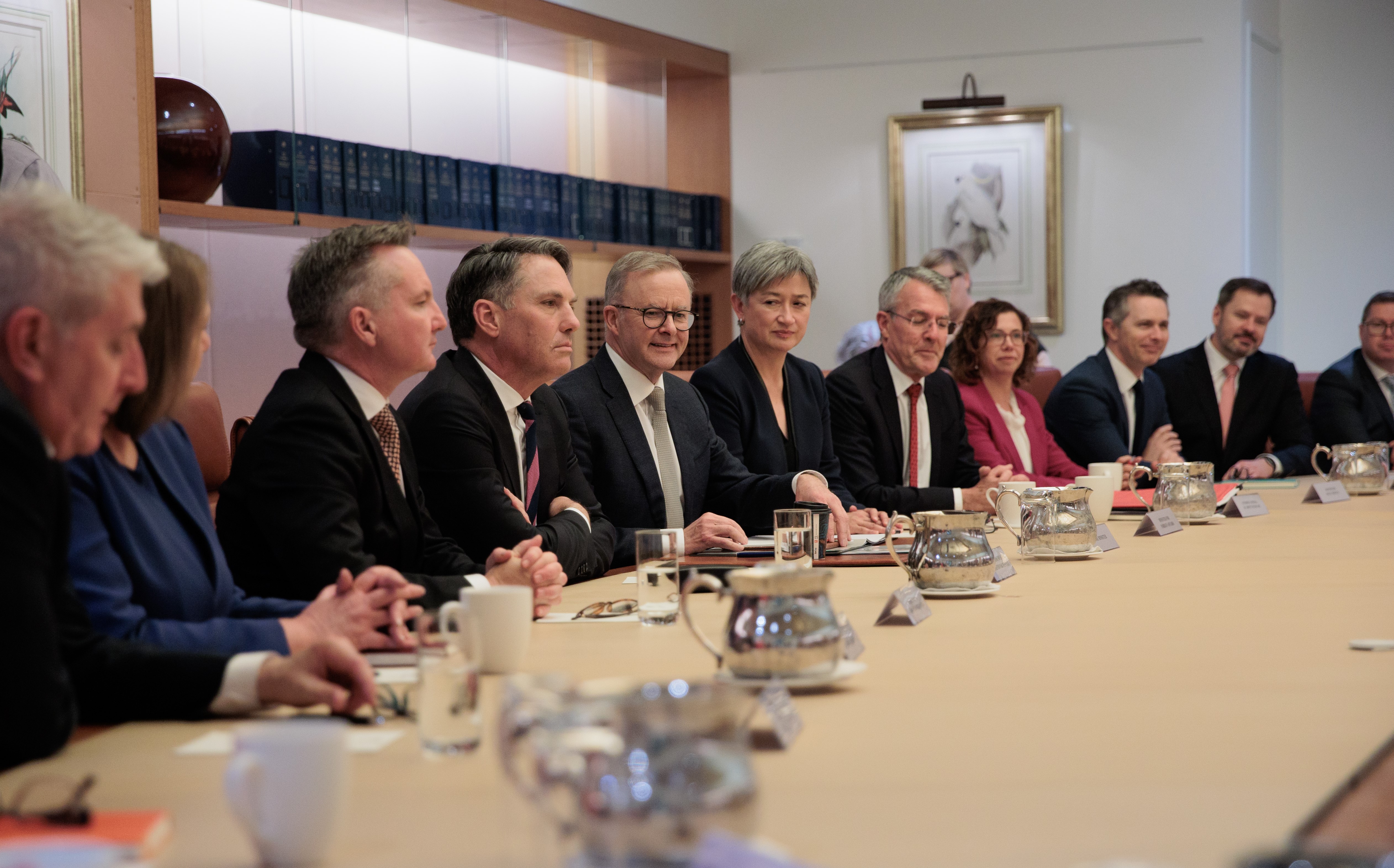 The Cabinet in session.