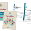 Slide 1: Cover of Australia's Constitution with sample pages. 