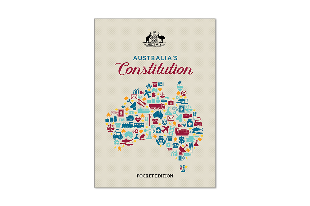 Front cover of Australia's Constitution