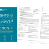 Slide 1: Pages from the PEO's Rights, power, action: a classroom guide A4 booklet