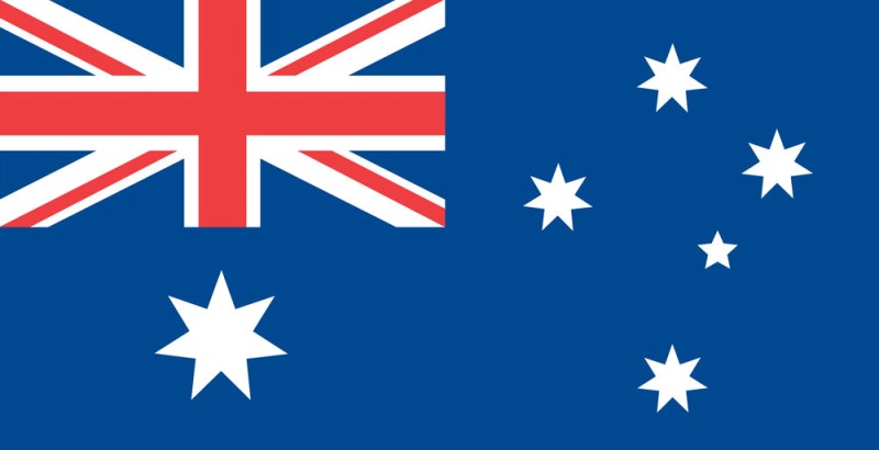 The Australian flag